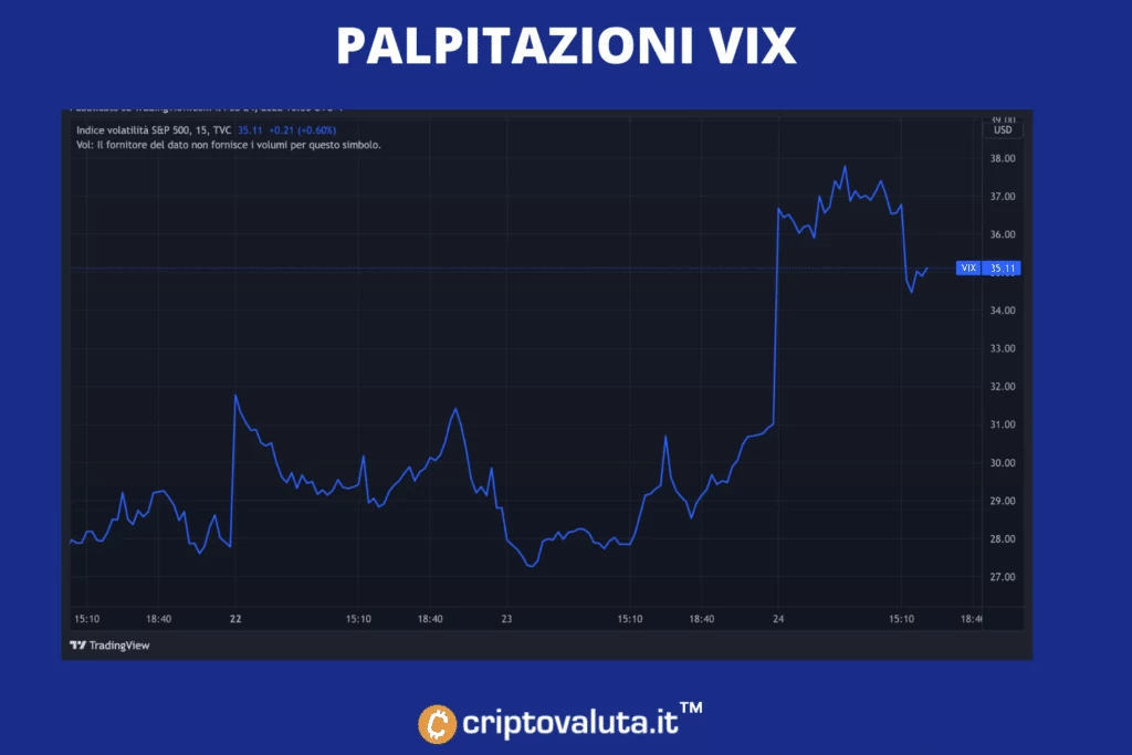 VIX durante la crisi - analisi