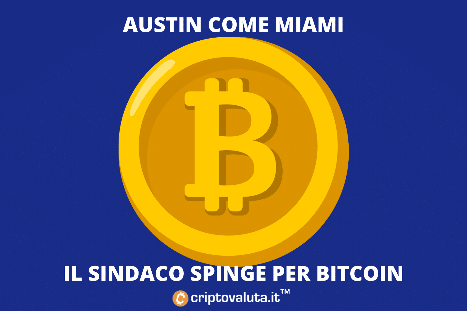 Bitcoin per pagare tasse locali | La proposta del sindaco del Texas