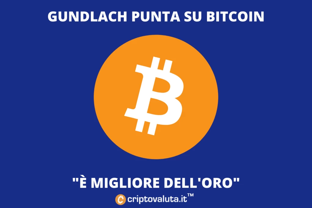 Gundlach sull'oro: sarà superato da Bitcoin