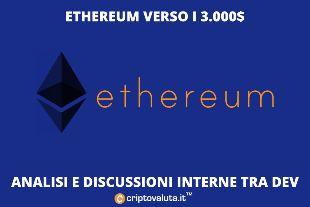 Ethereum vuela por los $ 3,000 - objetivos internos y externos del protocolo