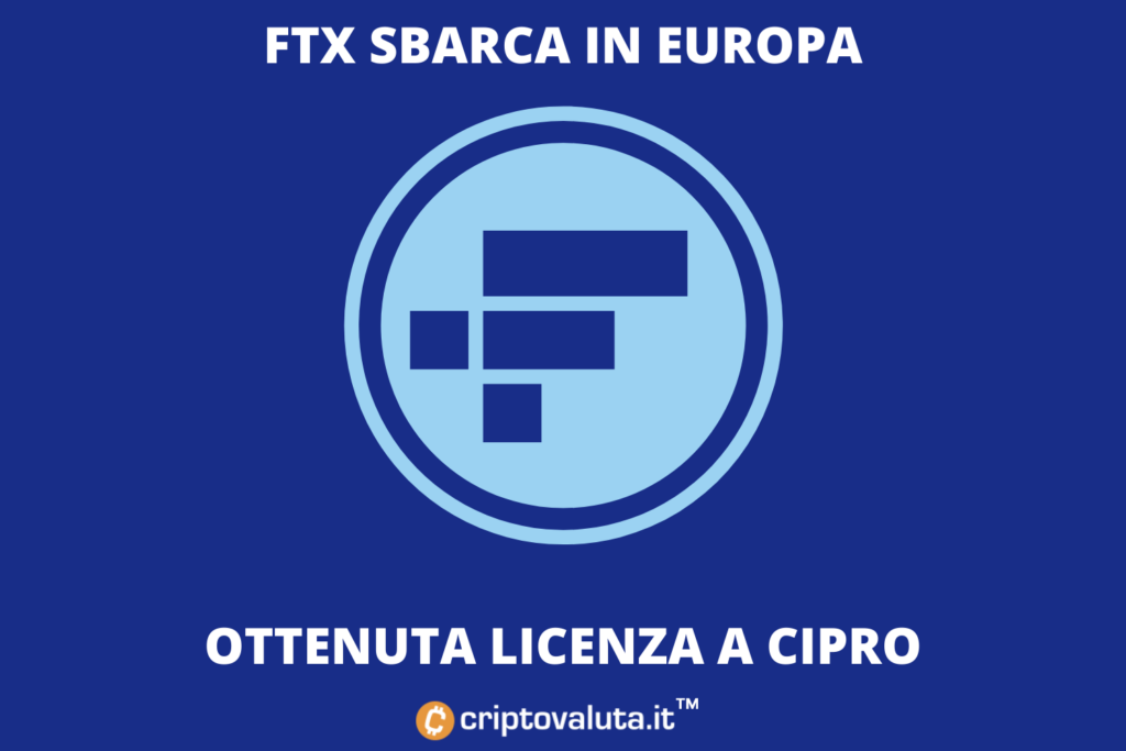 Europa FTX - arriva licenza a Cipro