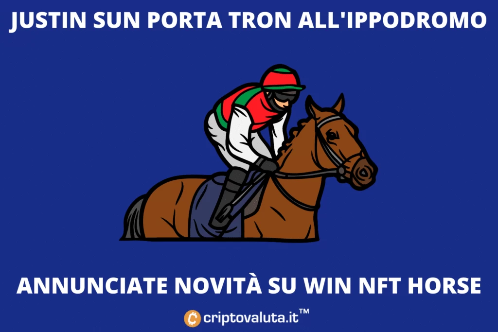 grandi novità TRON Justin Sun Horse
