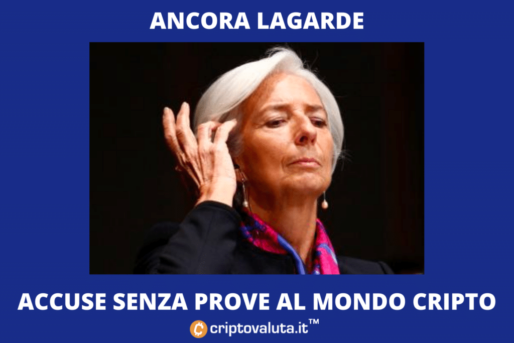 Bitcoin e cripto nel mirino di Lagarde