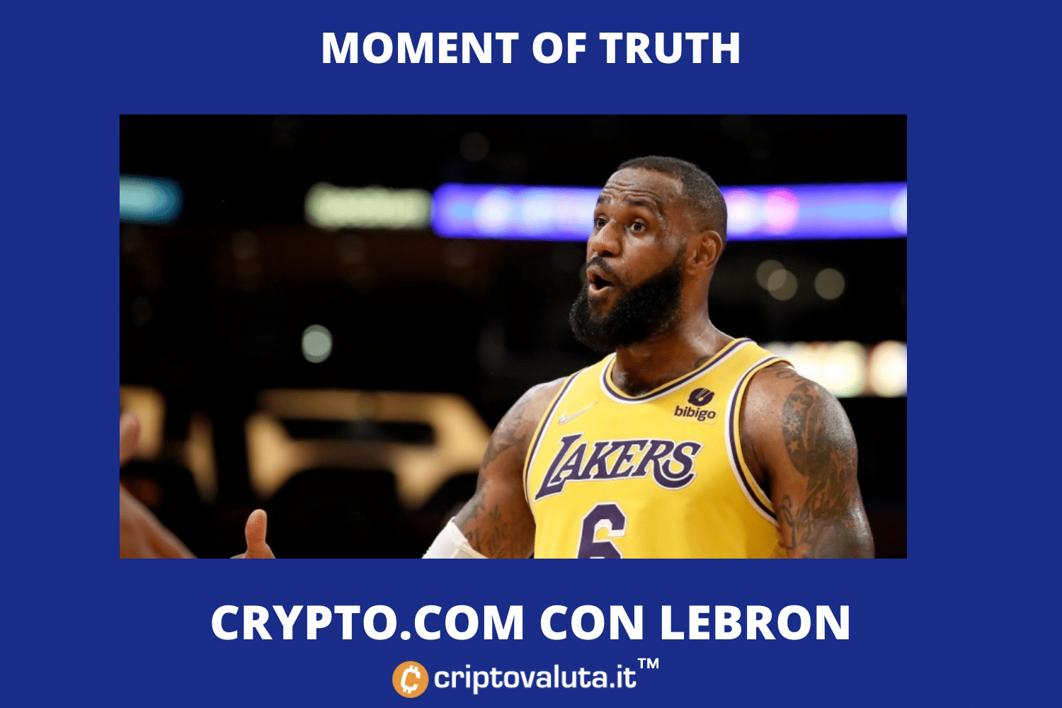 5.500 NFT di LeBron distribuiti da Crypto.com | Analisi di "The Moment of Truth"