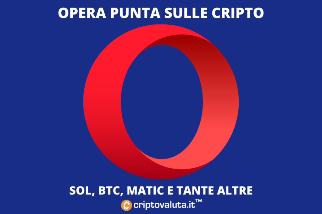 Opera se centra en las criptomonedas y amplía su menú