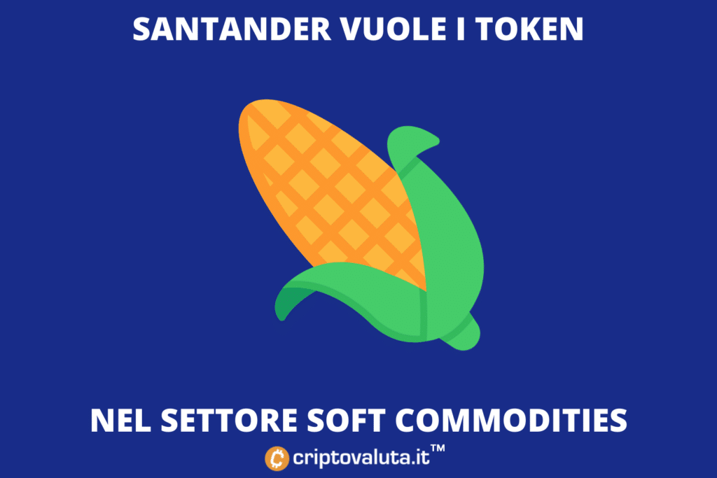 Santander se enfoca en soft commodities tokenizados