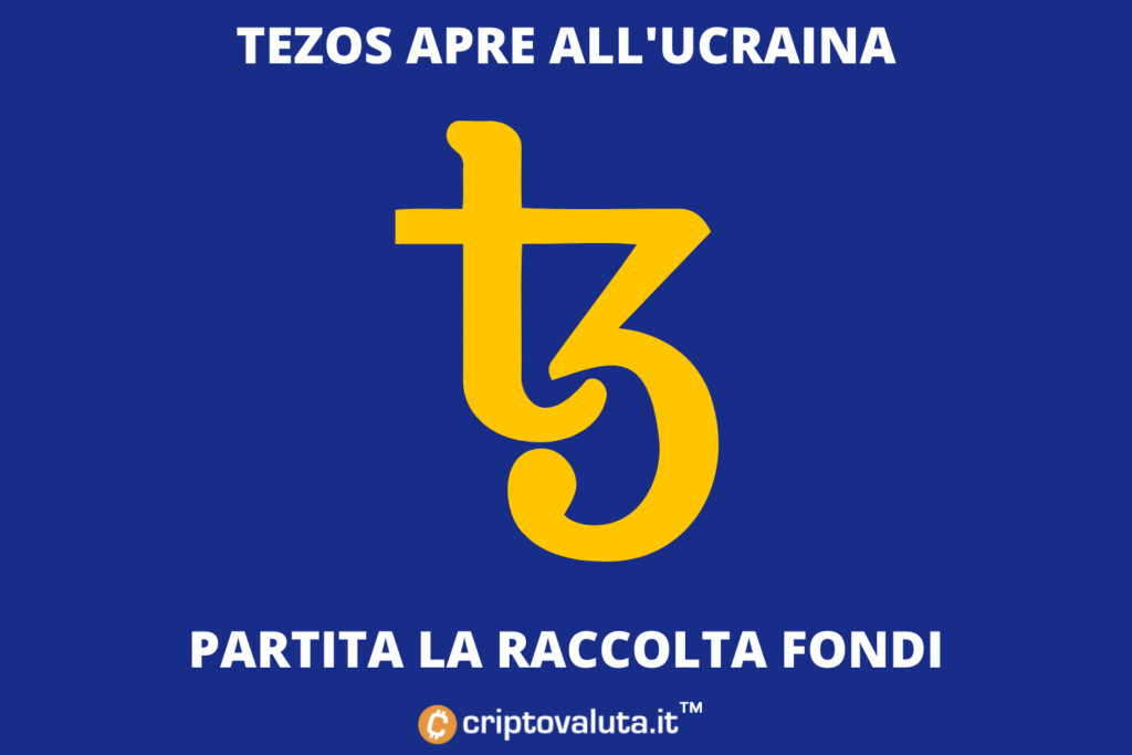 Donaciones de Tezos a favor de Ucrania