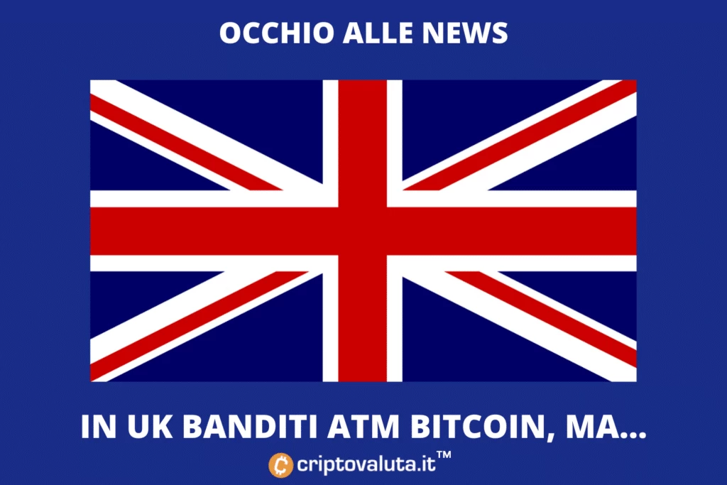 Ban Bitcoin ATM in Inghilterra