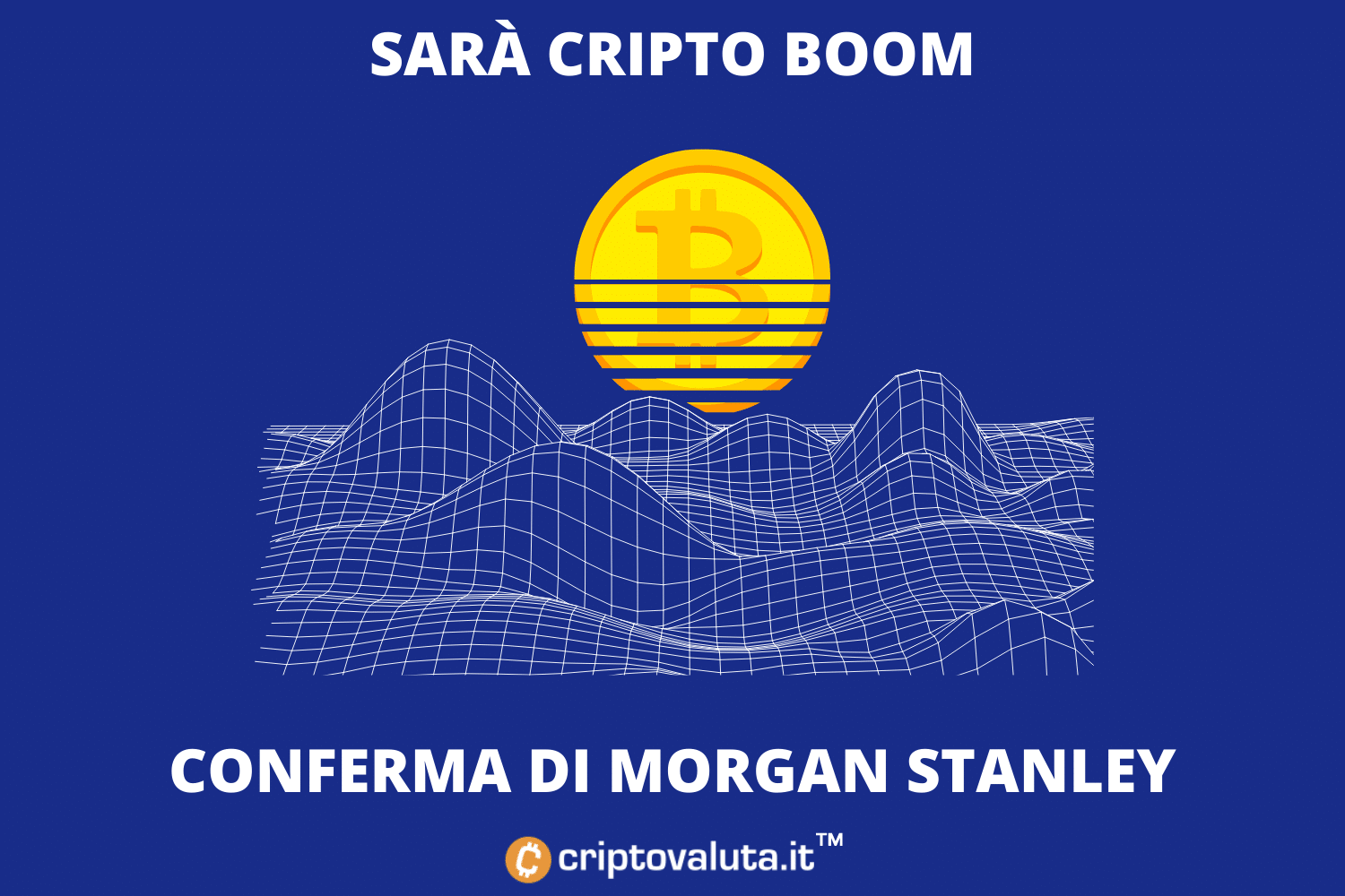 Morgan Stanley conferma il boom cripto | Negozi e clienti vogliono usarle!