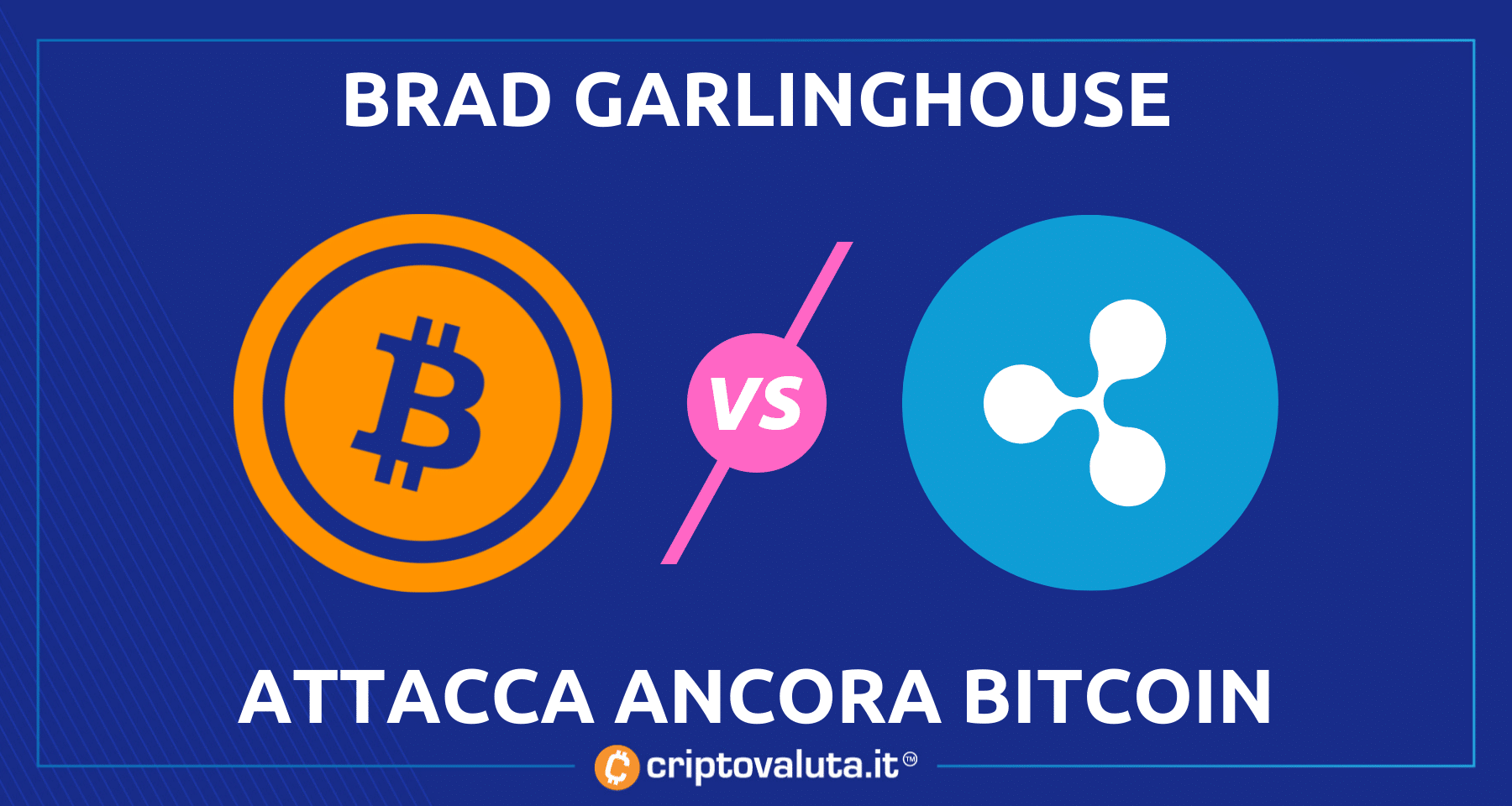 Il CEO di Ripple attacca Bitcoin | Il "tribalismo" uccide il mondo cripto