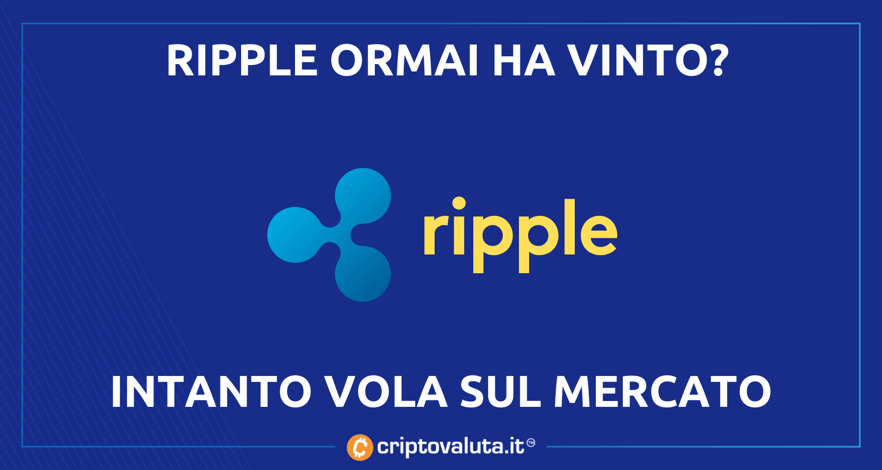 Ripple torna a spingere sui mercati | Il processo ormai è a SEC