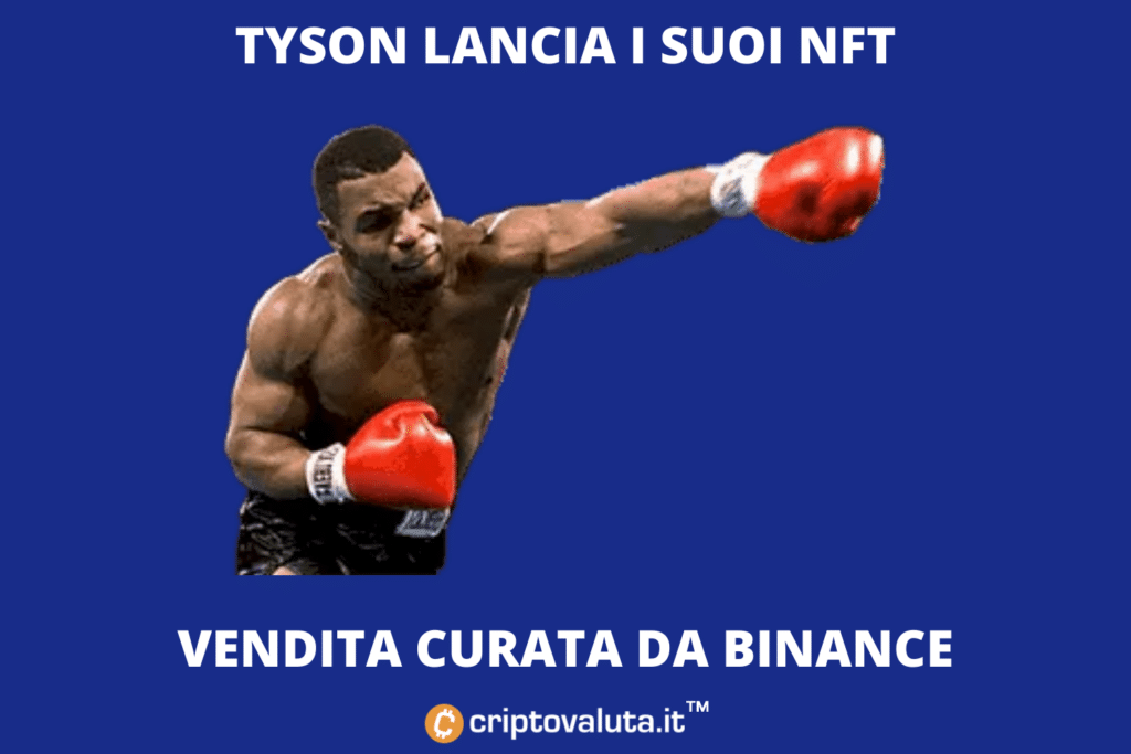 Mike Tyson lanza sus NFT con Binance