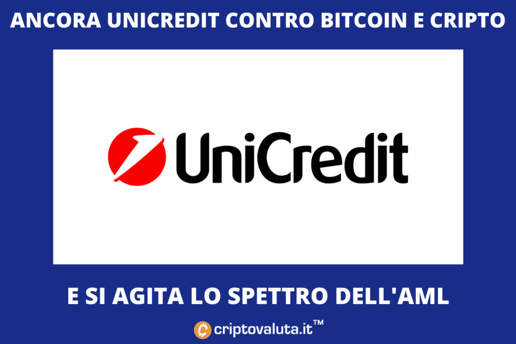 Unicredit versus cripto - análisis