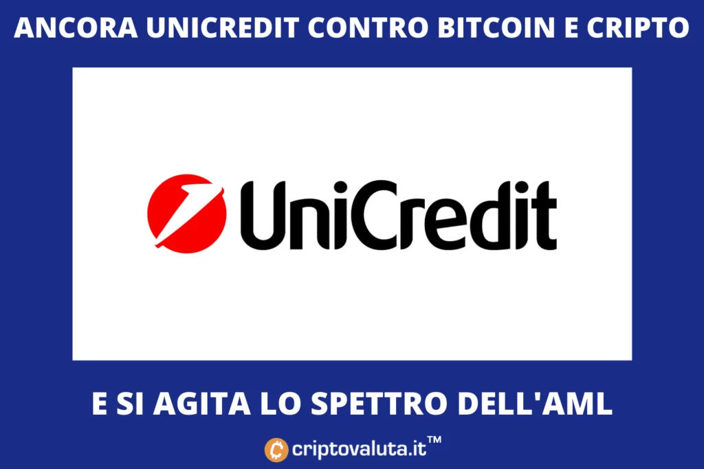 Unicredit contro cripto - analisi