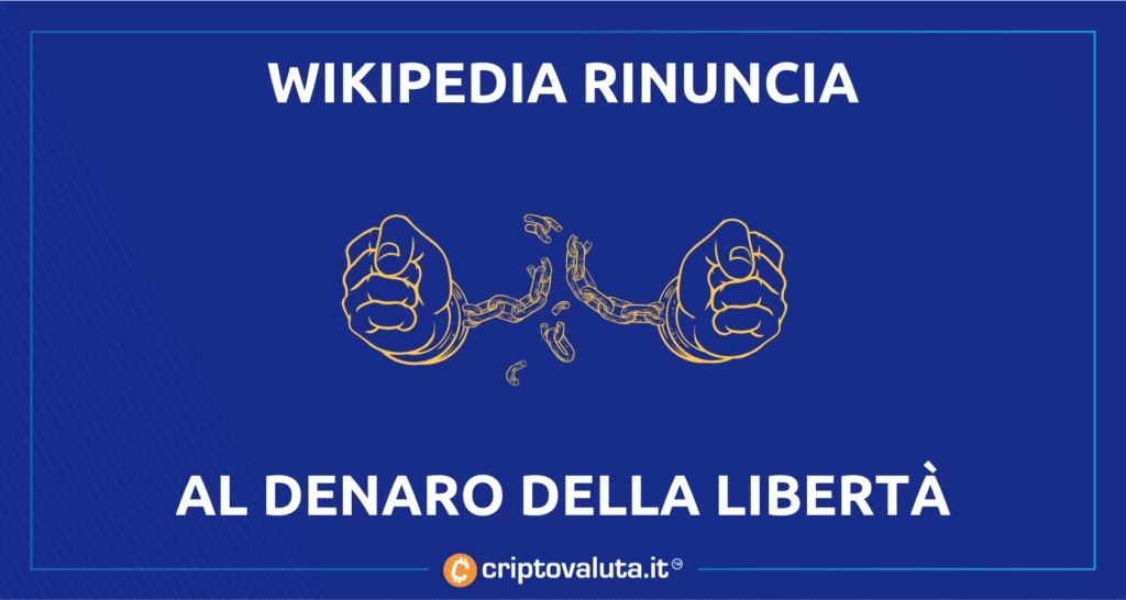 Bitcoin e cripto: Wikipedia non li vuole
