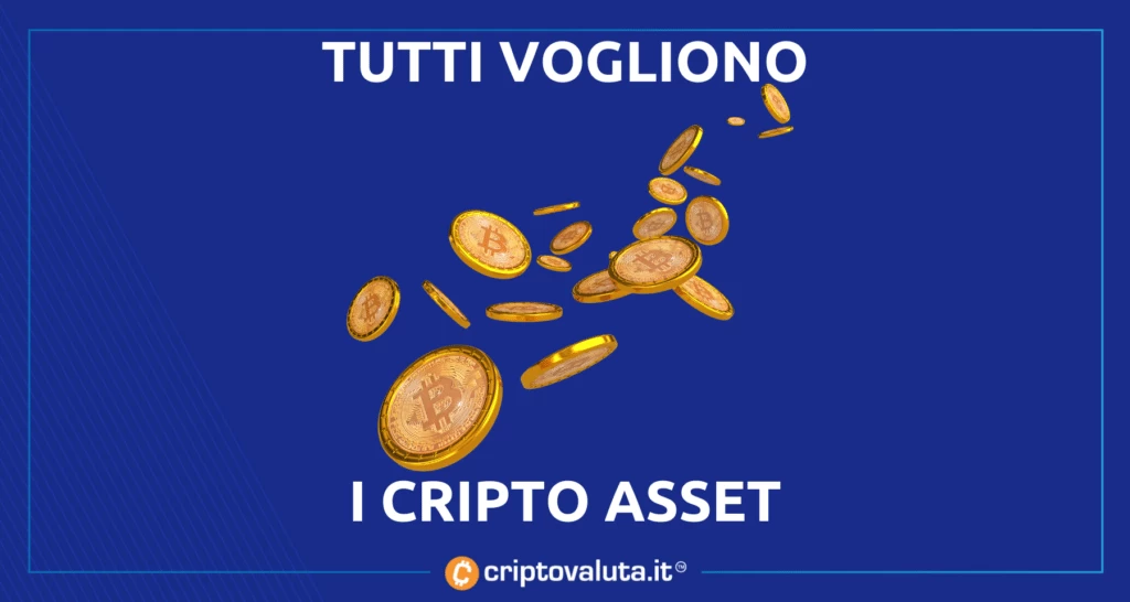 Crypto asset - promotori finanziari e istituzionali spingono sul gas