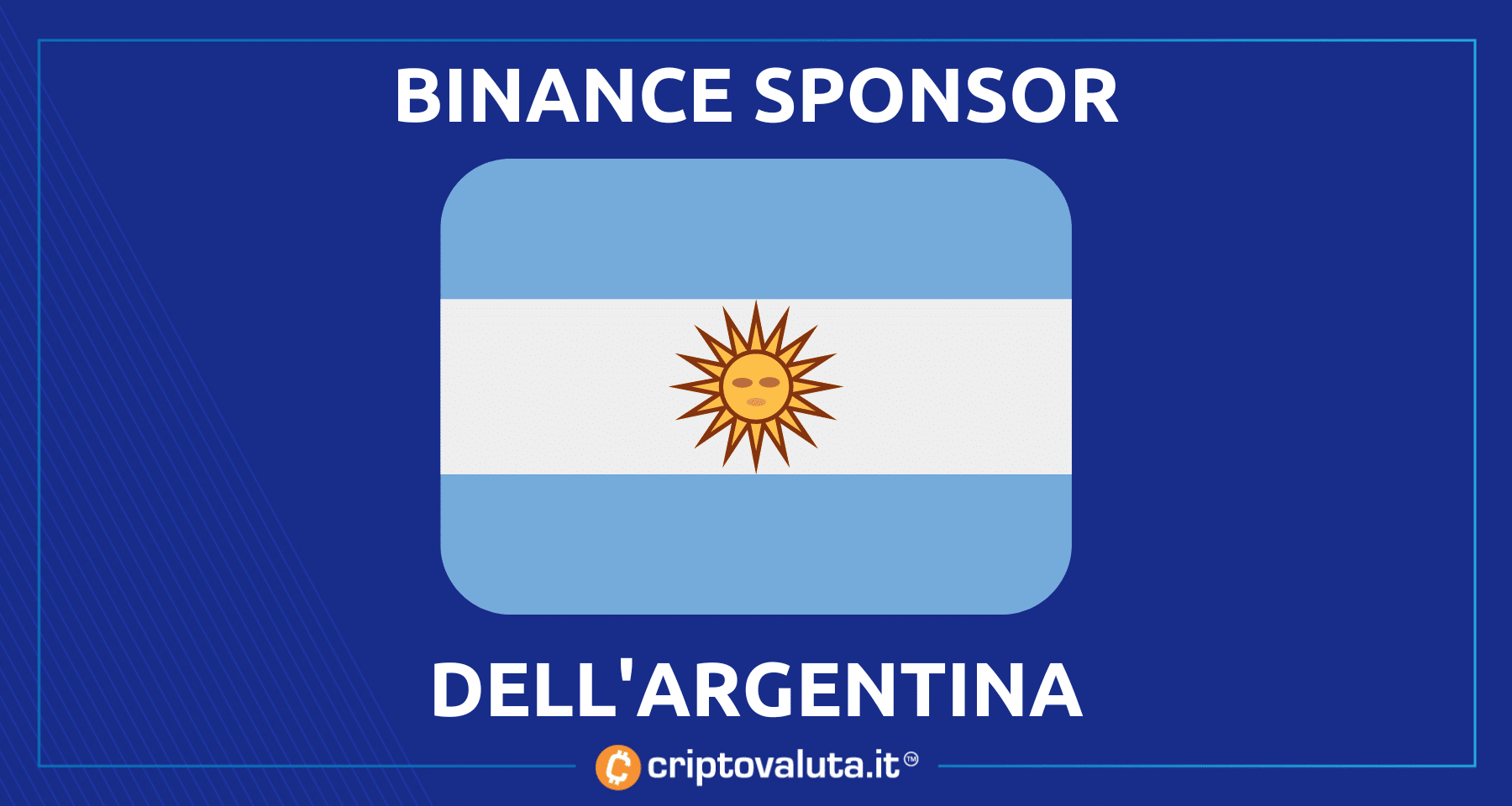 Binance sponsor ufficiale della nazionale argentina | Ancora calcio per l’exchange