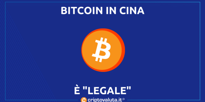 Bitcoin in cina legale