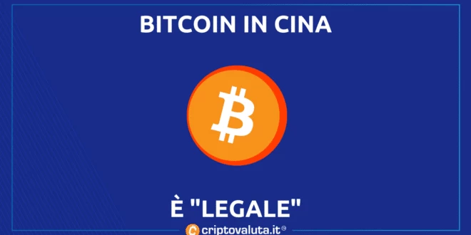 Bitcoin in cina legale