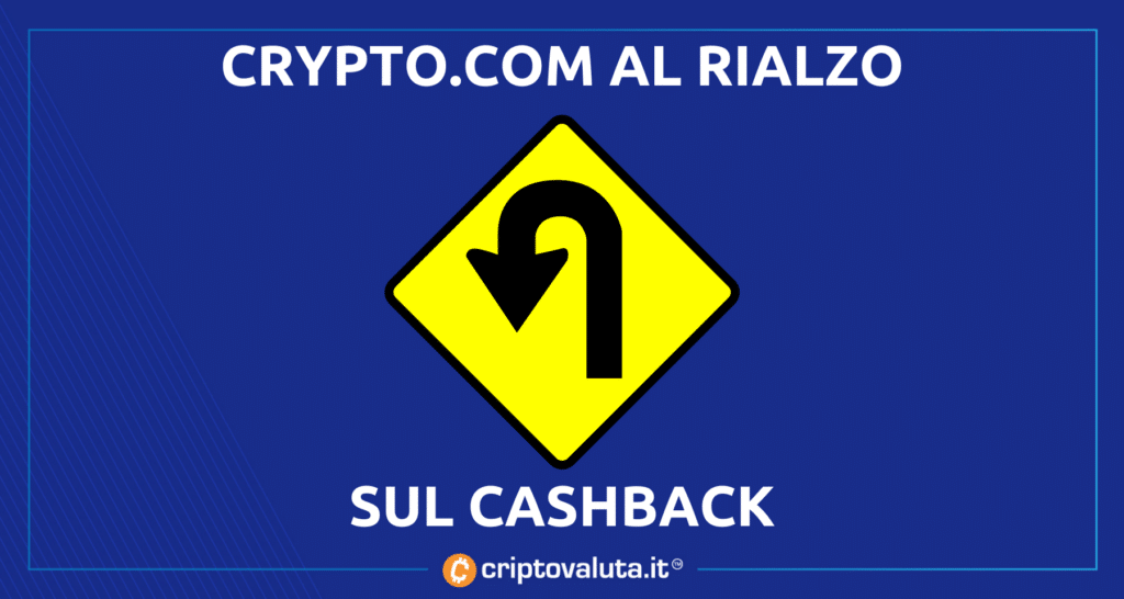 Crypto.com rialzo cashback
