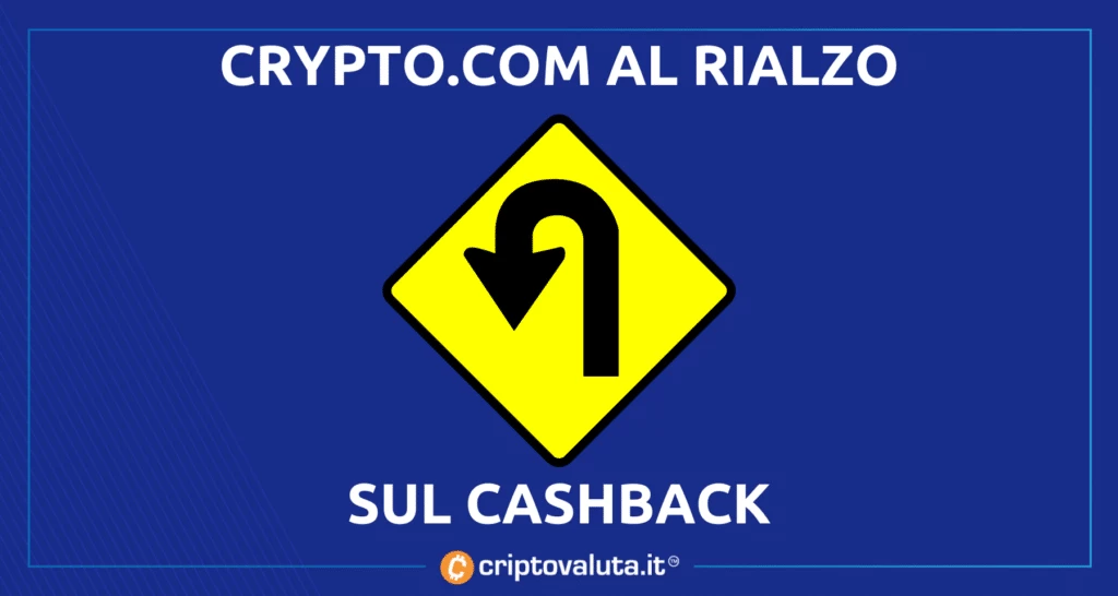 Crypto.com rialzo cashback