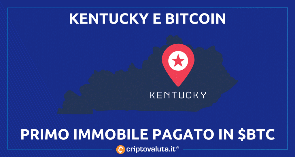 Bitcoin e Kentucky - prima compravendita immobiliare