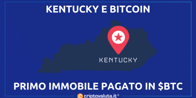 Primo immobile in Bitcoin Kentucky