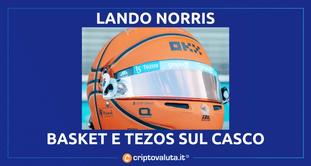 Lando Norris Tezos