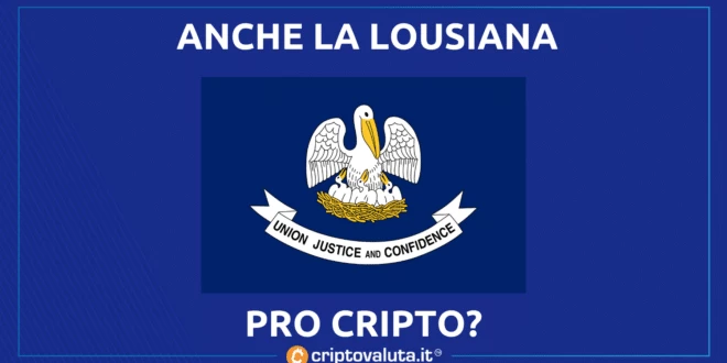 Louisiana punta cripto
