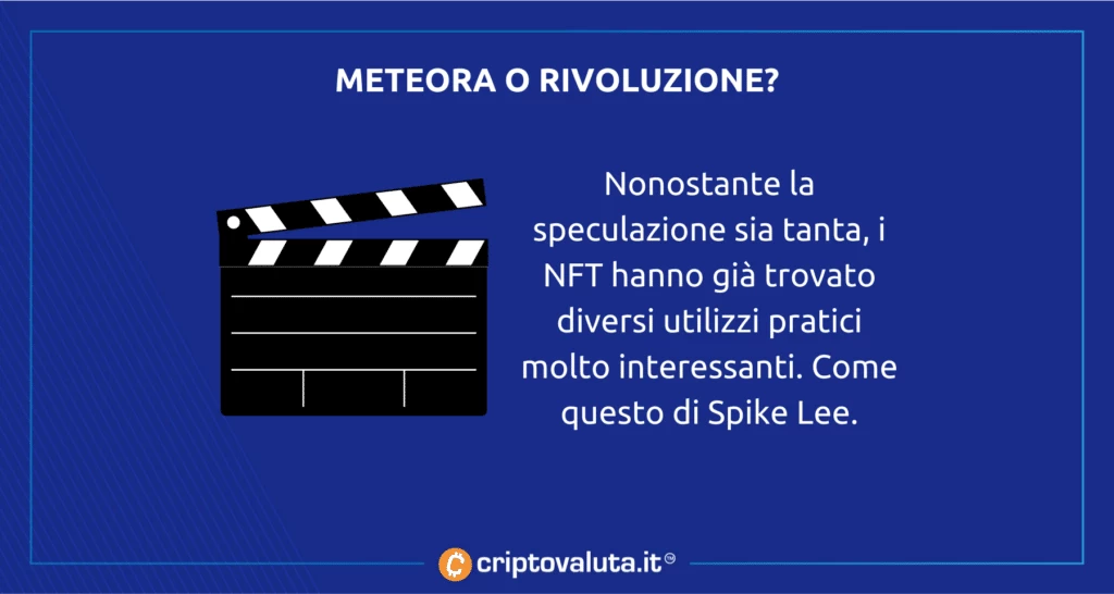 NFT Spike Lee Rivoluzione per finanziare i film