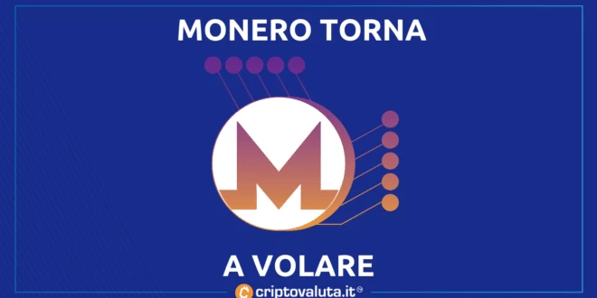 Monero torna a volare