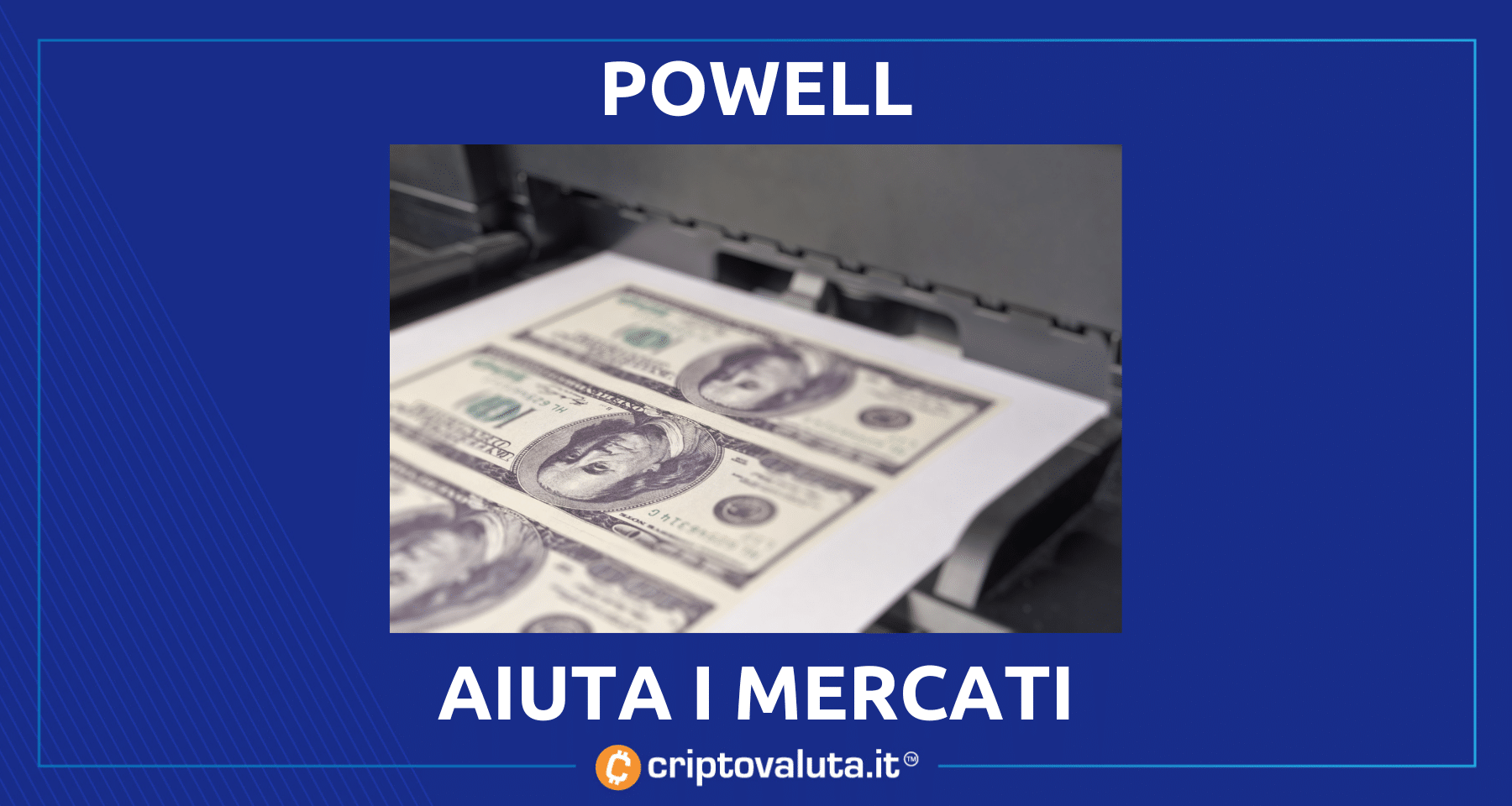Parla Jerome Powell, Bitcoin e cripto tornano a salire | Analisi manovre Fed