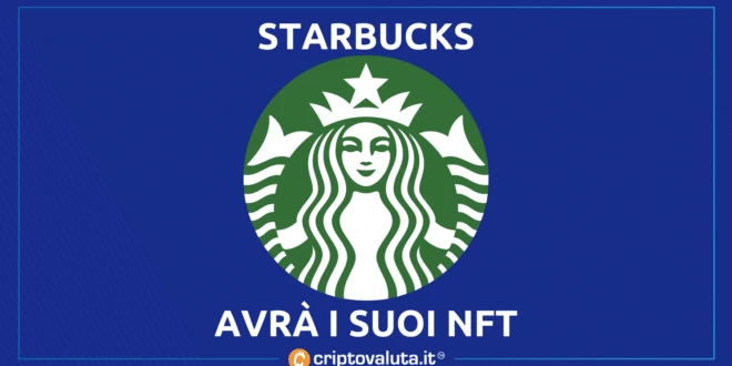 Starbucks pubblica i suoi NFT