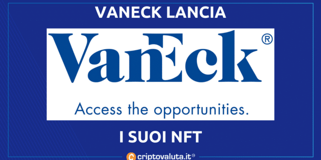 VanEck Vola sui NFT