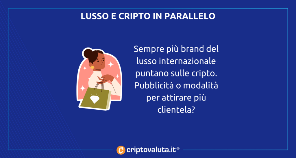 lusso con cripto - ecco cosa sta succedendo