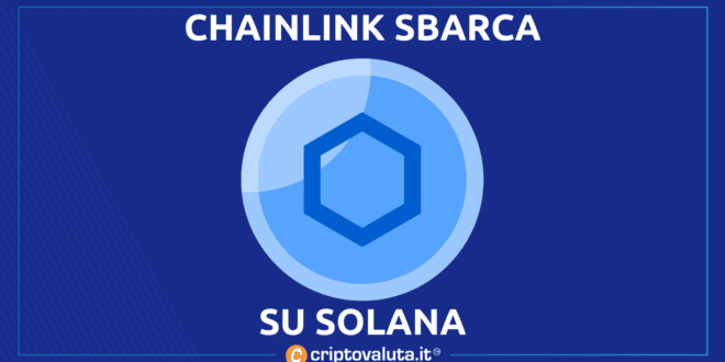 Solana arriva chainlink