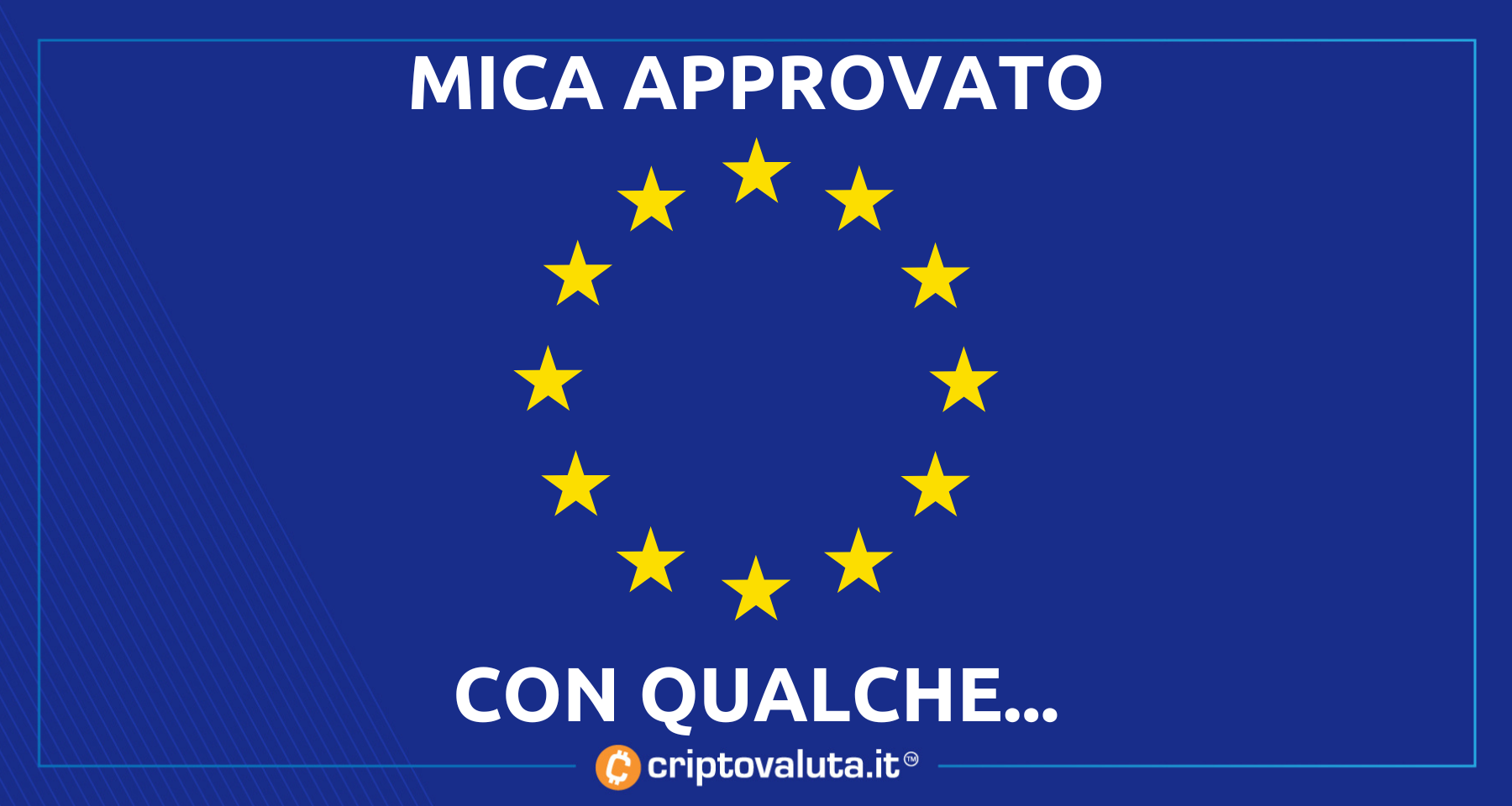 Bitcoin e Crypto: colpo di scena dal MiCA! | Sostanziale miglioramento