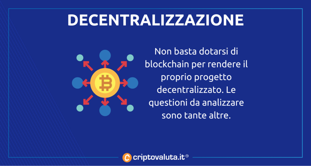 Decentralizzazione blockchain