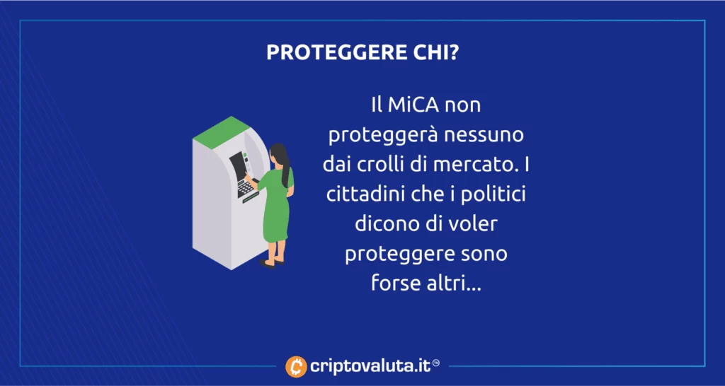 Protezione UE - MICA crypto Bitcoin
