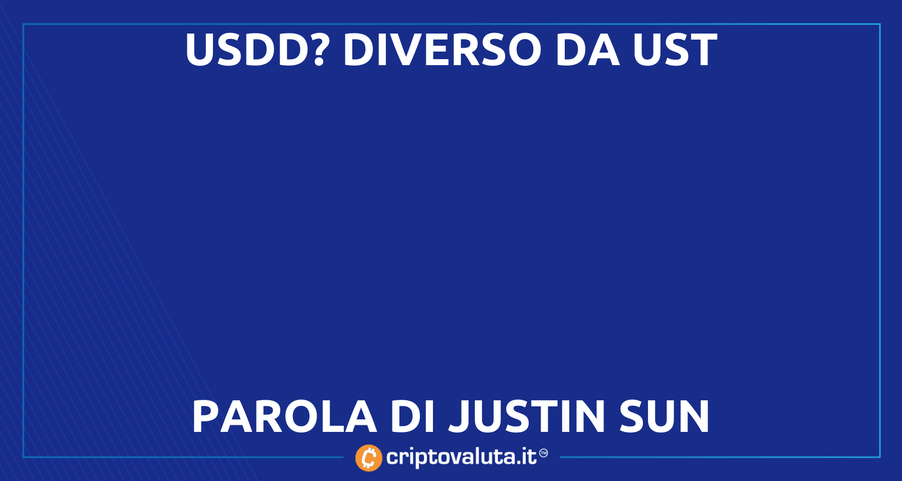 Justin Sun: "USDD sicuro perché..." | Contromisure per NON essere Terra Luna!
