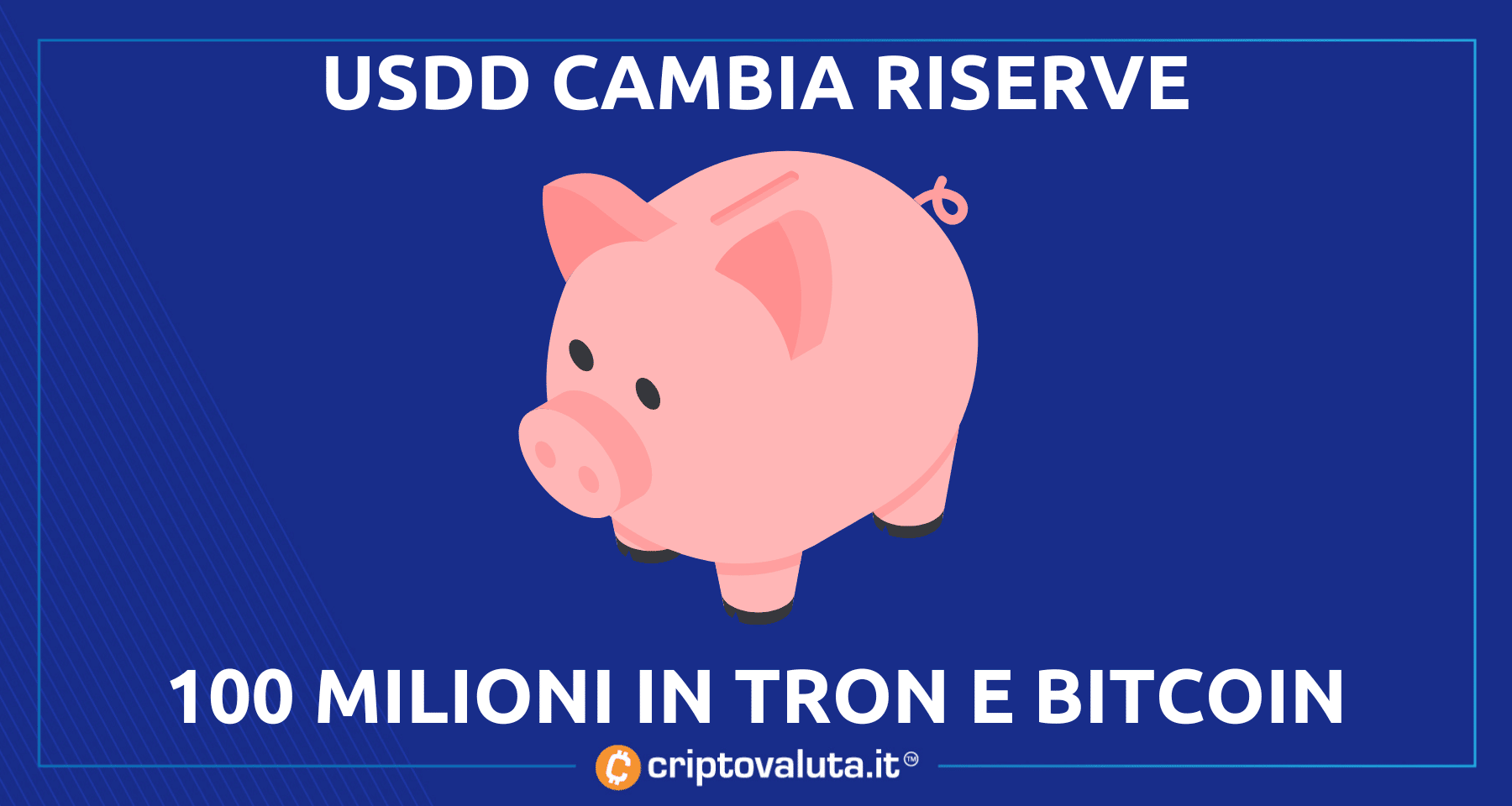 Tron compra 100 milioni di Bitcoin e TRX | Cambio nelle riserve di USDD