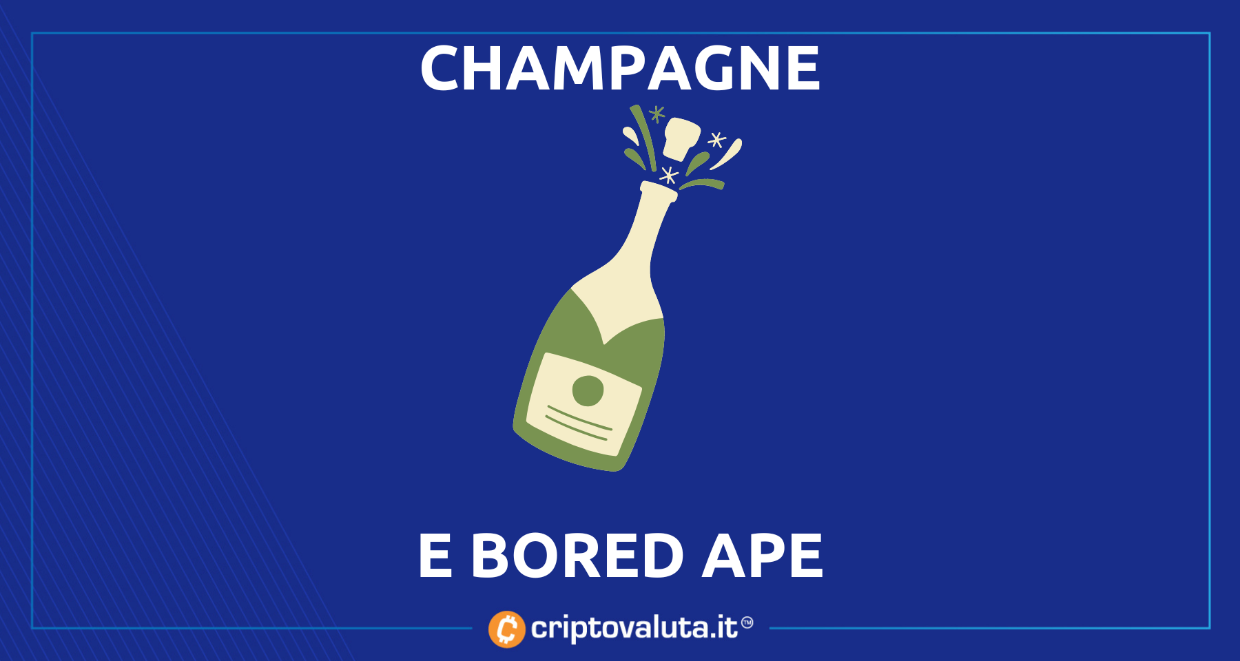 Champagne e NFT Bored Ape! | La curiosa proposta di Avenue Foch
