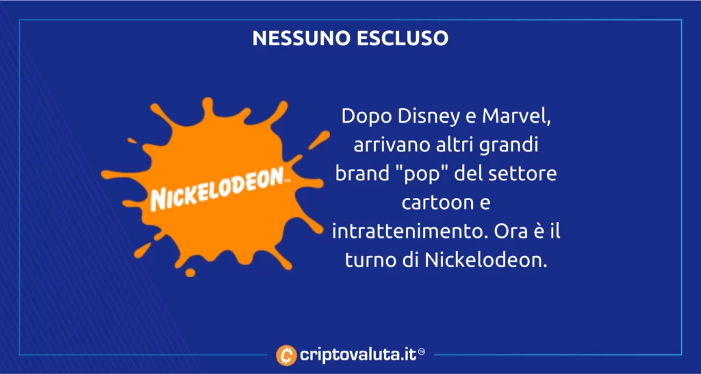 NFT per Nickelodeon - ecco come