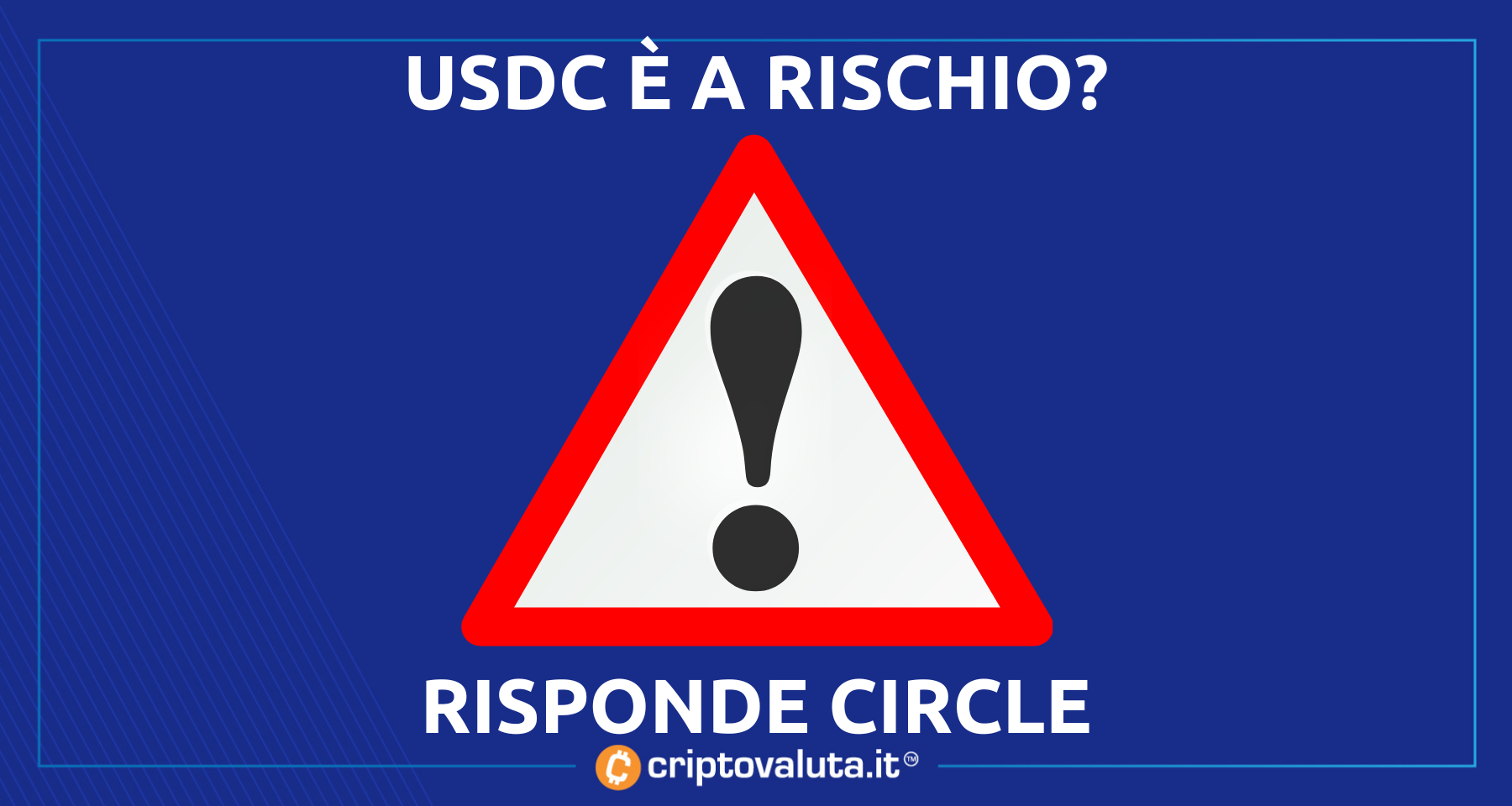 USDC risponde alle critiche… | “Riserve al sicuro” e stablecoin è stabile!
