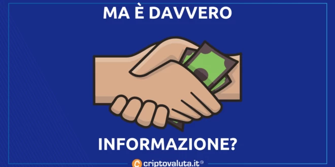 CRIPTO INFORMAZIONE PAGATA