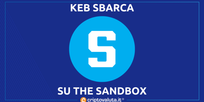 Anche KEB su THe Sandbox