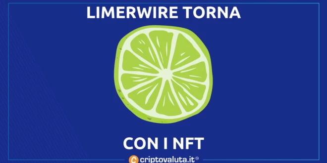 Limewire lancia il suo NFT