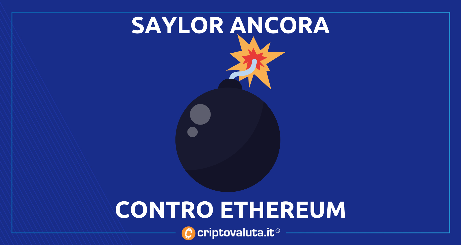 Ethereum: attacco di Michael Saylor!  | "È un titolo finanziario" e SEC...