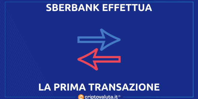 Sberbank punta su cripto