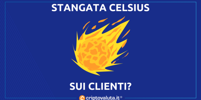 CELSIUS STANGATA CLIENTI